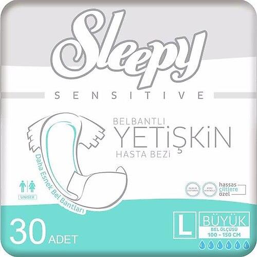 Sleepy Yetişkin Büyük Boy (L) Hasta Bezi 30'lu