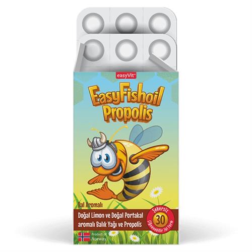 Easyfishoil Propolis Omega 3 30 Çiğnenebilir Tablet