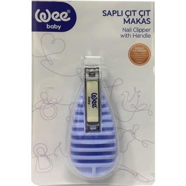Wee Baby Saplı Mavi Çıt Çıt Tırnak Makası