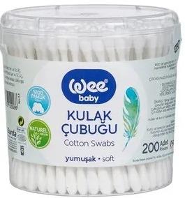 Wee Baby 200'lü Pamuklu Bebek Kulak Çubuğu
