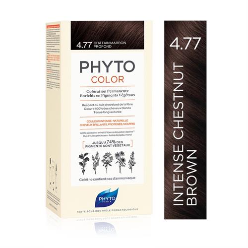 Phyto Phytocolor 4.77 Yoğun Kestane Bakır Bitkisel Saç Boyası