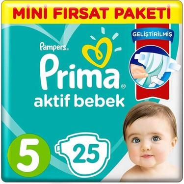 Prima Aktif 5 Numara Junior 25'li Bebek Bezi