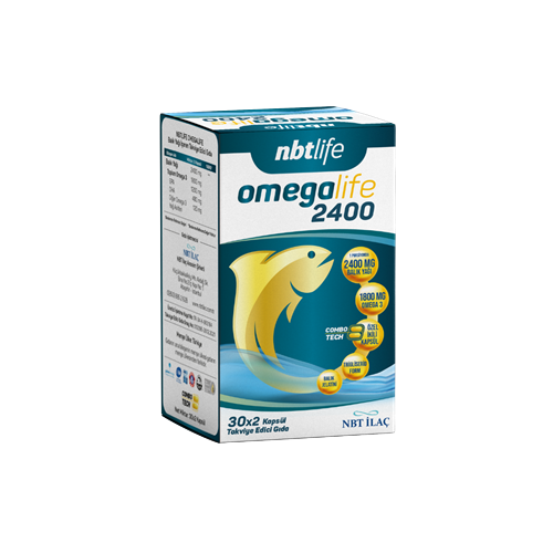 Nbt Life Omegalife 2400 mg 60 Kapsül