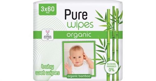 Pure Wipes Bambu Bebek Islak Havlu 3X60Lı