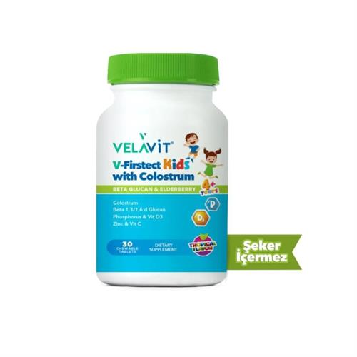 Velavit V Firstect Kids with Colostrum 30 Kapsül