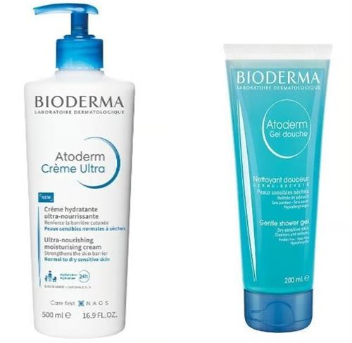 Bioderma Atoderm Creme Ultra 500 ML - Bioderma Atoderm Shower Gel 200 ML Hediye
