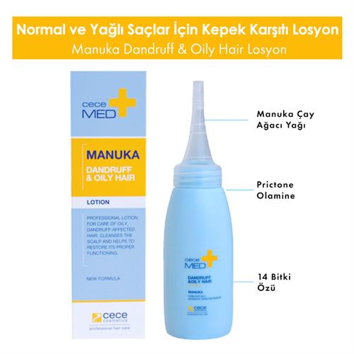 Cecemed Manuka Dandruff Oil Hair Yağlı Kepek Losyonu 75 ml
