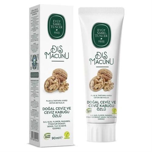 Eyüp Sabri Tuncer Doğal Ceviz ve Ceviz Kabuğu Özlü Diş Macunu 90 ml