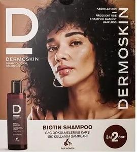Dermoskin Biotin Kadınlara Özel 3x200 ml Saç Dökülmesine Karşı Şampuan