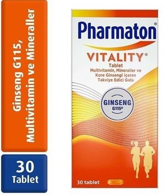Pharmaton Vitality 30 Kapsül
