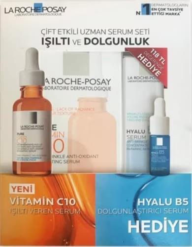 La Roche-Posay Vitamin C 30 ml + Hyalu B5 10 ml Serum Seti