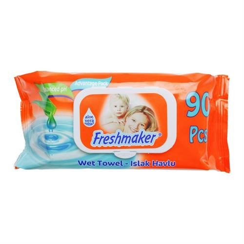 Freshmaker Avantaj Kapaklı 90 Yaprak Islak Havlu Mendil