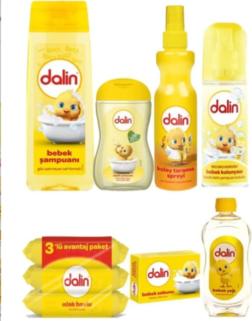 Dalin 7 Parça Bebek Bakım Seti