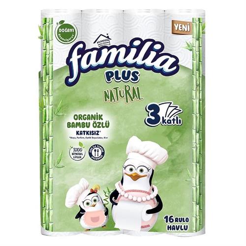 Familia Plus Natural 16'lı Kağıt Havlu