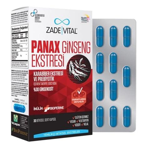 Zade Vital Panax Ginseng 30 Kapsül