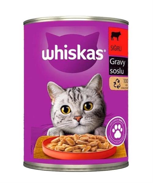 Whiskas Sığır Etli 400 gr Yetişkin Kedi Konservesi
