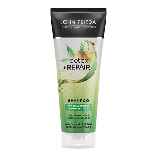 John Frieda Detox& Repair Kuru Ve Yıpranmış Saçlar İçin Onarıcı Şampuan 250 ml