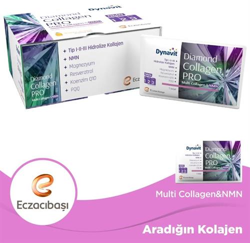 Dynavit Diamond Nmn Ananas Aromalı Collagen Pro 30 Saşe