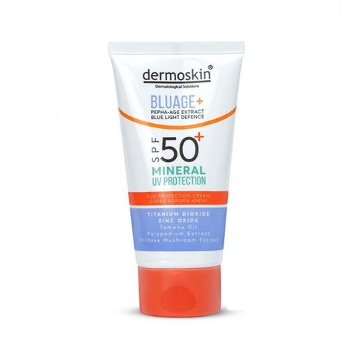 Dermoskin Bluage+ Mineral Filtreli 50 Faktör Güneş Kremi 50 ml