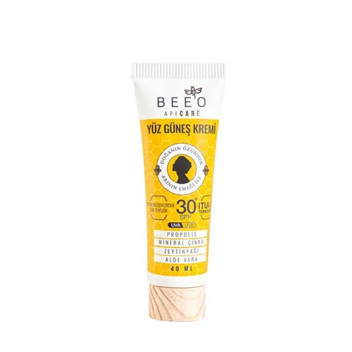 Bee'o Apicare Propolisli 30 Faktör Yüz Güneş Kremi 40 ml