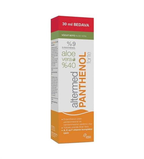 Altermed Panthenol Forte %9 Aloe Vera %40 Vücut Sütü 230 ml