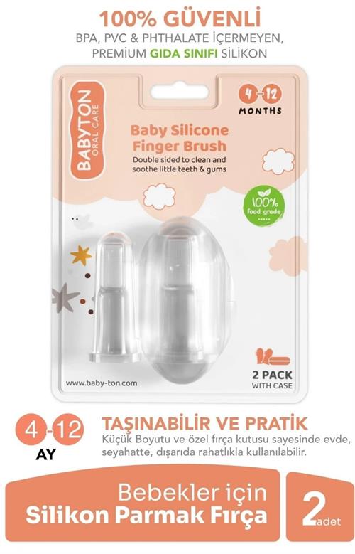 Babyton Silikon Parmak Fırça
