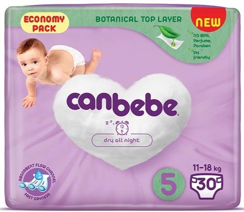 Canbebe 5 Beden Junior 30  Adet Bebek Bezi