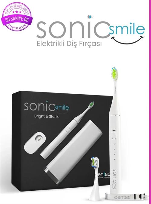 Dentac Sonicsmile Elektrikli Diş Fırçası - Beyaz - Beyaz