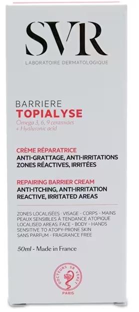 SVR Topialyse Barrier Cream Onarıcı Barier Krem 50 ml