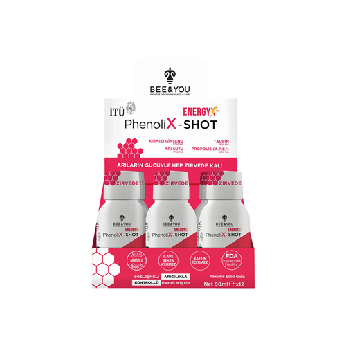 Bee&You PhenoliX-Shot Energy 50 Ml 12'Li Kutu