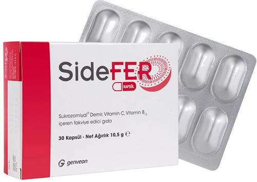 SideFER C ve B12 Vitamin 30 Kapsül