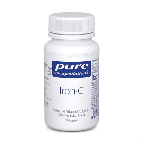 Pure Encapsulations Iron-C 30 Kapsül
