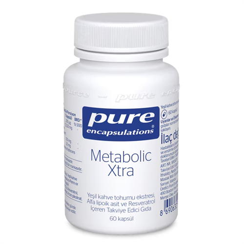Pure Encapsulations Metabolic Xtra with Green Coffee 60 Kapsül