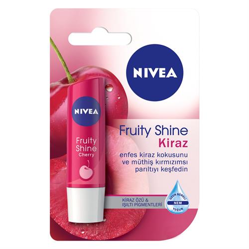 Nivea Lip Fruity Shine Cherry Kiraz Durak Koruyucu