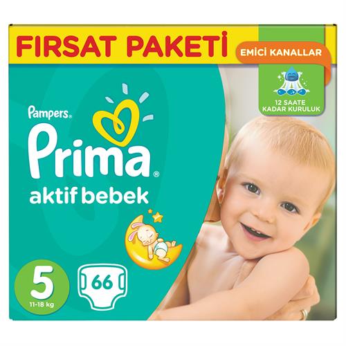 Prima Aktif Bebek 5 Beden 66 Adet