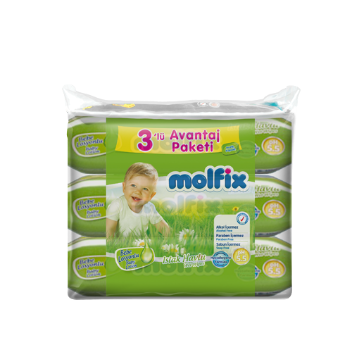 Molfix Islak Havlu Bebe Losyonlu Avantaj Paketi 60x3 180 adet