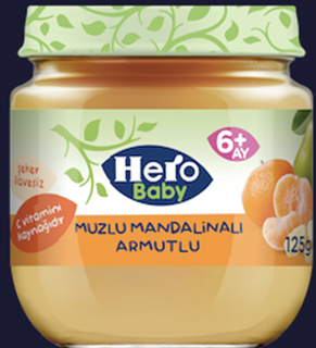 Hero Baby Muzlu-Mandalinalı-Armutlu 125 G