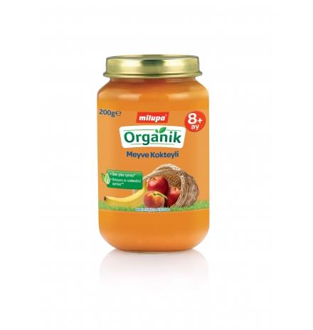 Milupa Organik Meyve Kavanoz Maması Kokteyli 200 g