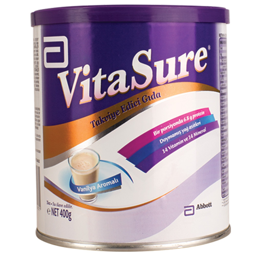Vitasure Takviye Edici Gıda Vanilyalı 400 gr