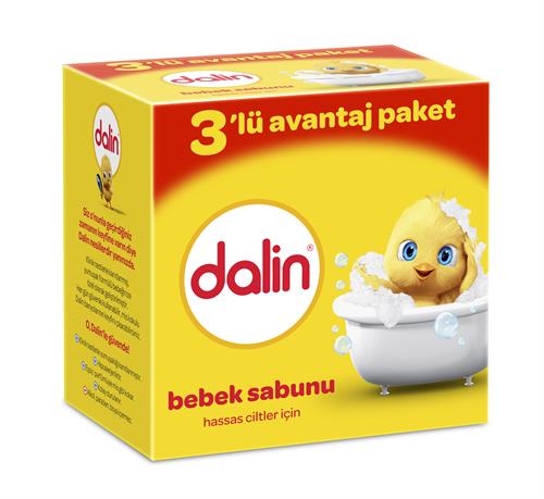 Dalin 3'lü Bebek Sabunu