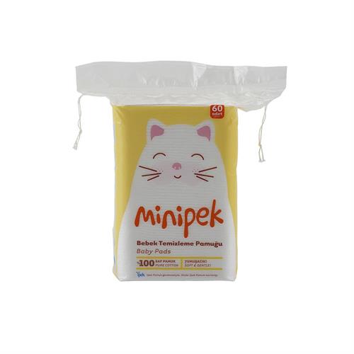 Minipek Bebek Temizleme 60 Adet Pamuk