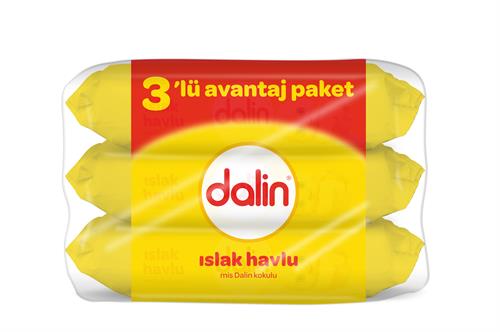 Dalin 56 Yaprak 3'lü Paket Islak Mendil