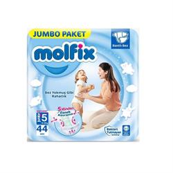 Molfix Bebek Bezi 5+ Beden Junior Plus Dev Ekonomik Paket 44 adet