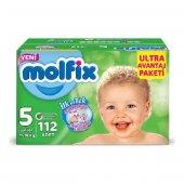 Molfix Bebek Bezi 5 Beden Junior Ultra Avantaj Paketi 112 adet