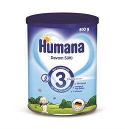 Humana 3 Devam Sütü 800 gr Metal Kutu