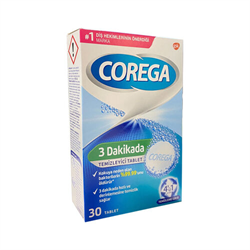 Corega 30 Tablet Protez Diş Temizleyici