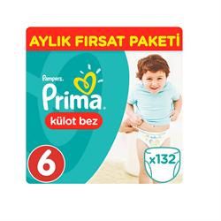 Prima Pants 6 Beden Extra Large 132 Adet Külot Bebek Bezi