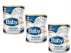 Baby Goat 2 Keçi Sütü Bazlı Devam Sütü 3'lü 400 gr