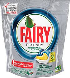Fairy Platinum Limon 36'lı Bulaşık Makinesi Kapsülü