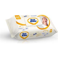 Evy Baby Papatya Özlü 60 Yaprak Islak Mendil